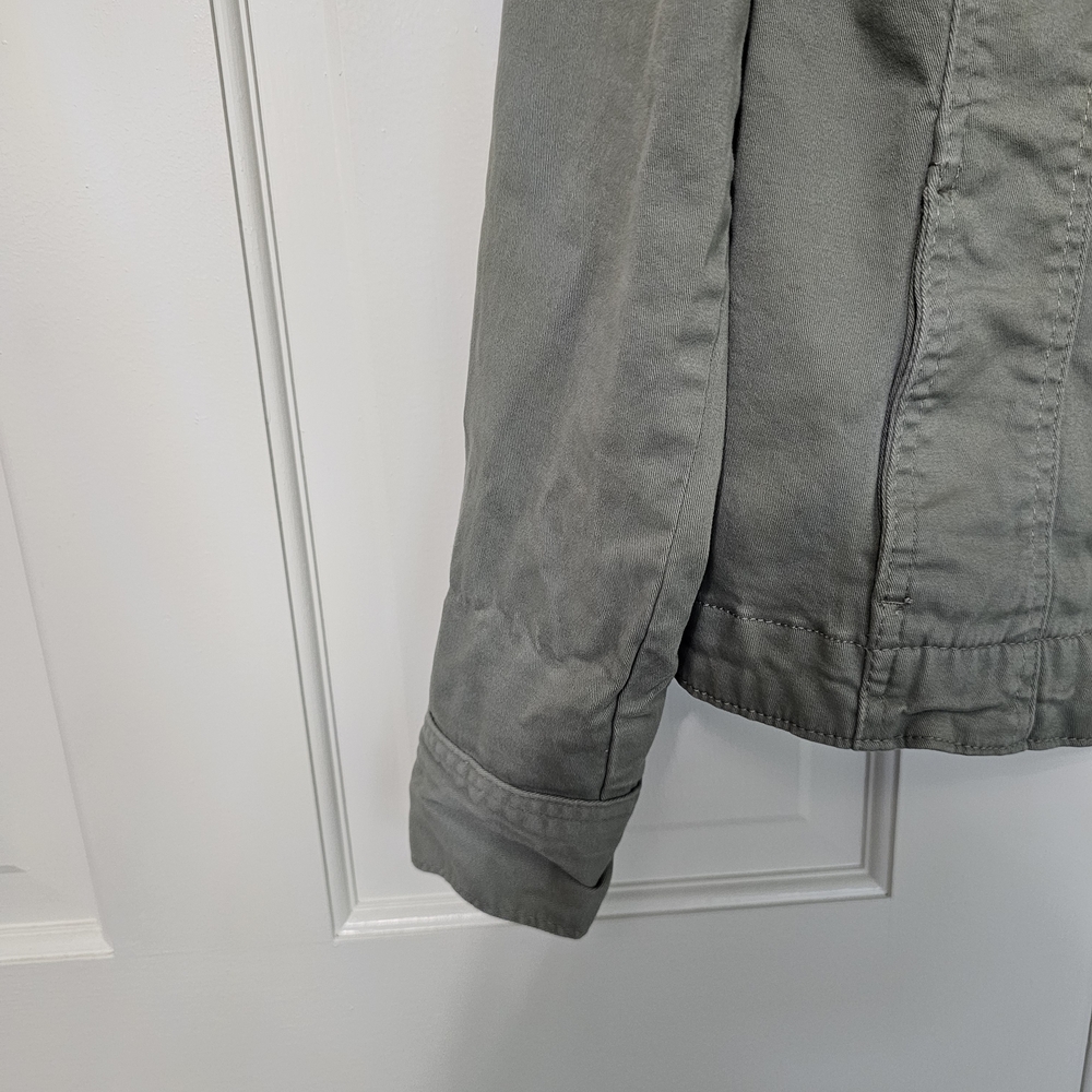 Charter Club Light Gray Jean Jacket - Picture 3 of 5